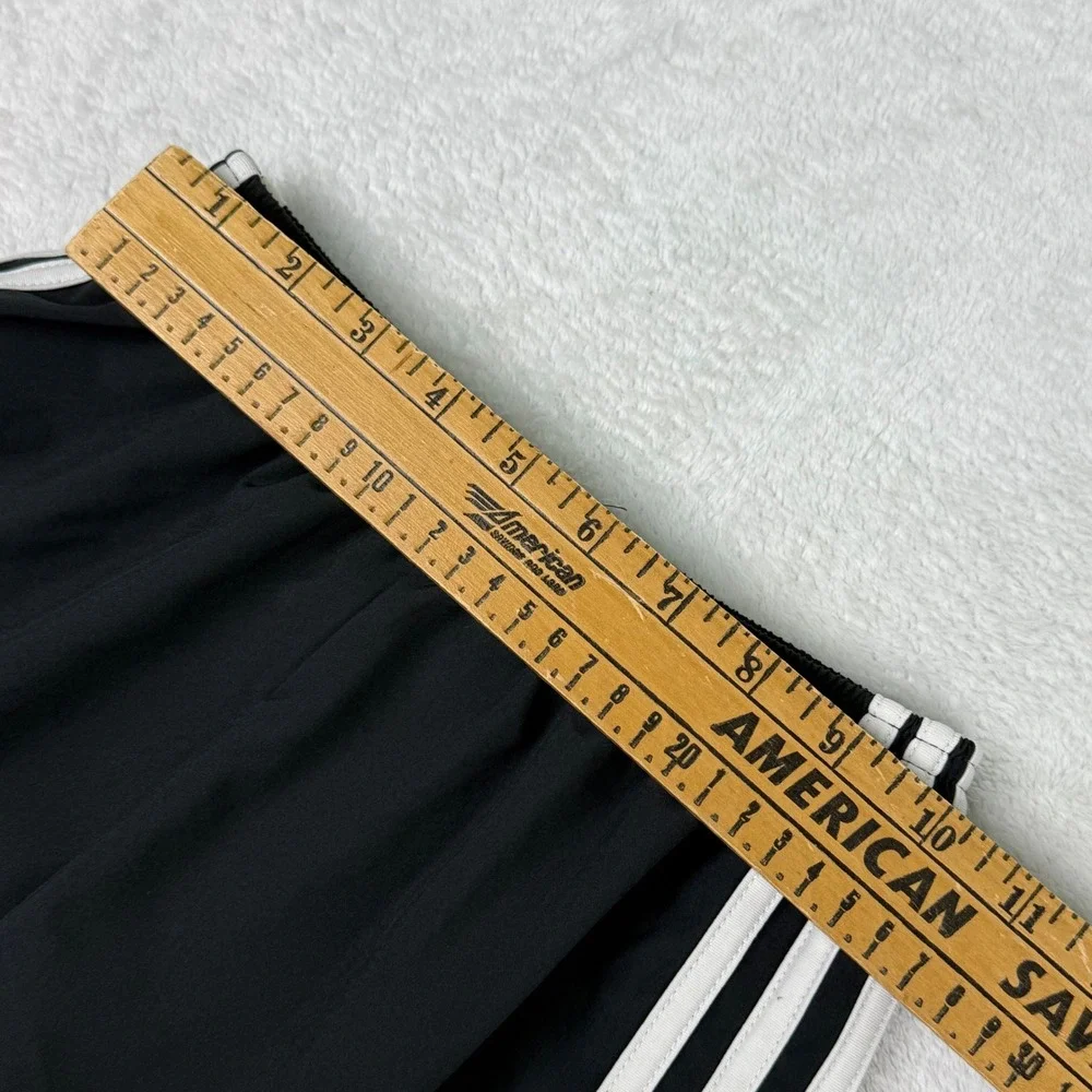 Adidas Kids Climalite Athletic Shorts Black White 3-Stripe Size S Small 9-10Y